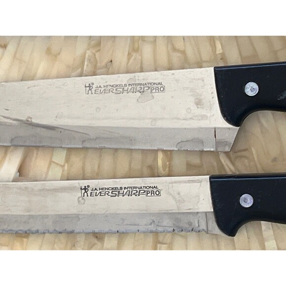 JA Henckels International Ever Sharp PRO Knives 3 Piece Serrated Stainless Steel - Picture 3 of 4